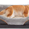 Large Memory Foam Dog Bed, Orthopedic Dog Bed & Sofa with Removable Washable Cover and Squeaker Toy as Gift